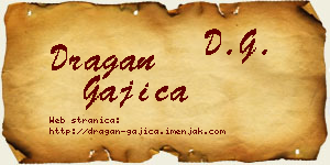 Dragan Gajica vizit kartica